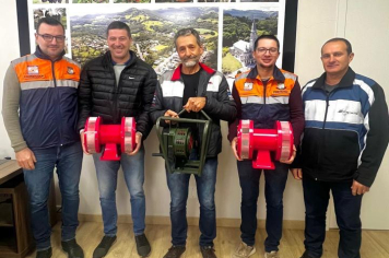 BARRA DO RIO AZUL RECEBE DOAÇÃO DE SIRENES DE ALERTA