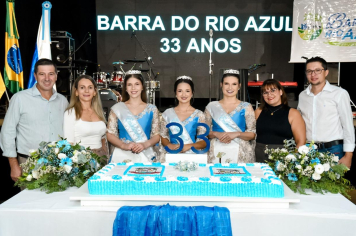 BARRA DO RIO AZUL CELEBROU 33 ANOS DE EMANCIPAÇÃO