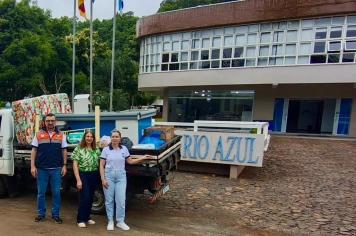 Barra do Rio Azul encaminha doações para cidade atingida por tornado no Paraná