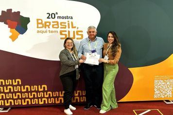 BARRA DO RIO AZUL APRESENTA PROJETO NO MAIOR CONGRESSO DE SAÚDE PÚBLICA DO MUNDO