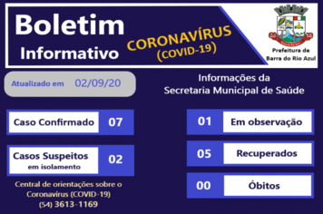 Boletim informativo COVID-19