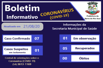 Boletim informativo COVID-19