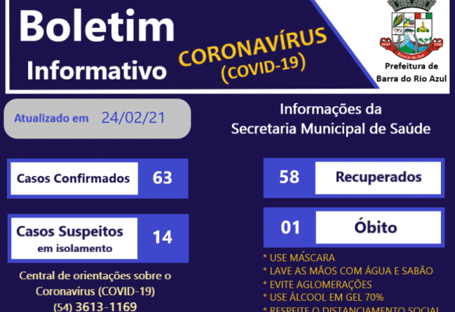 Boletim informativo COVID-19