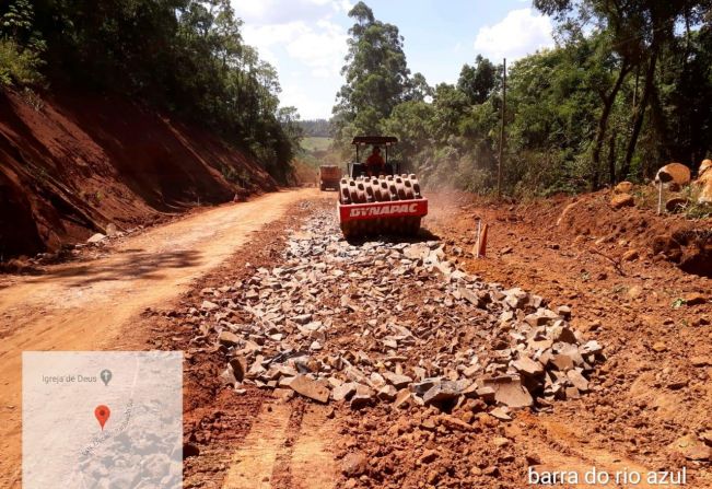 RETOMADA PAVIMENTAÇÃO DA ESTRADA GERAL RUMO À RS 420
