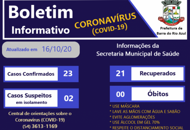 Boletim informativo COVID-19