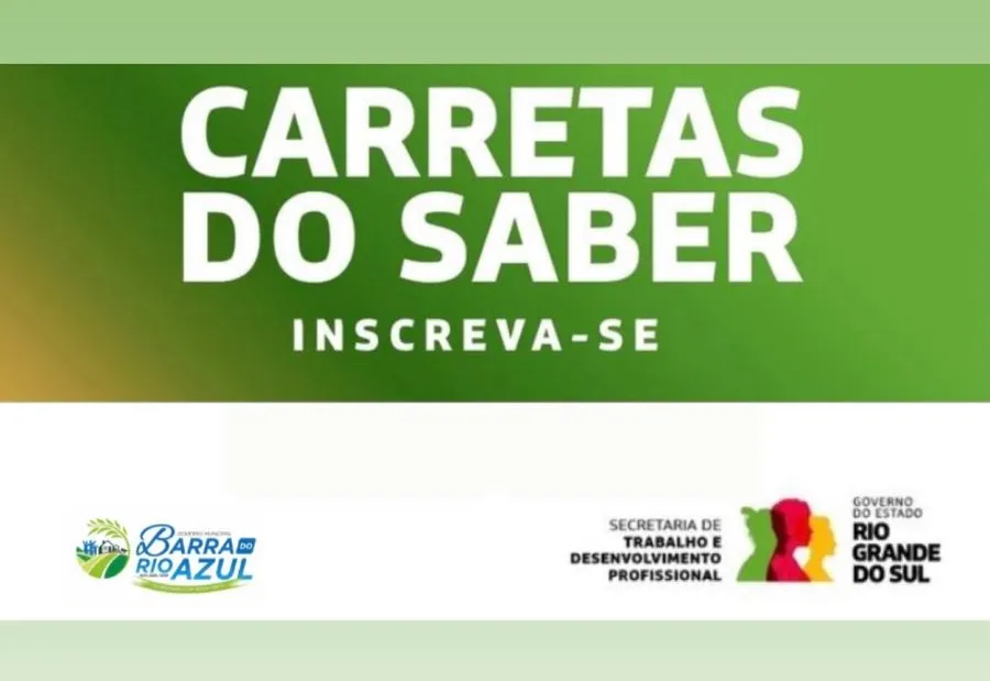 CARRETAS DO SABER – INSCRIÇÕES ABERTAS