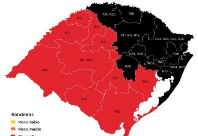 Região está na bandeira preta no distanciamento controlado 