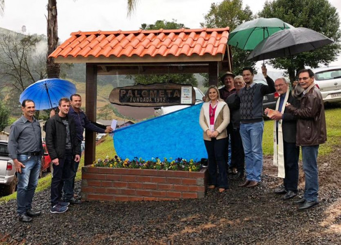 Inaugurado pórtico de identificação na Comunidade do Palometa