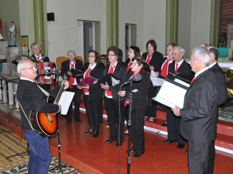 Encontro de Corais e jantar italiano foi um sucesso