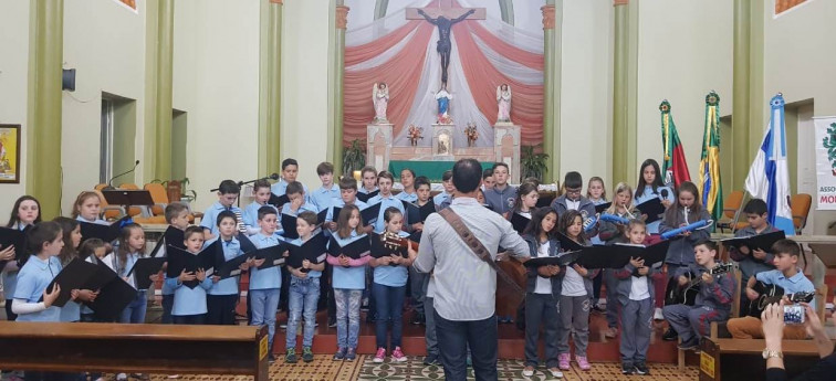 Encontro de Corais e jantar italiano foi um sucesso