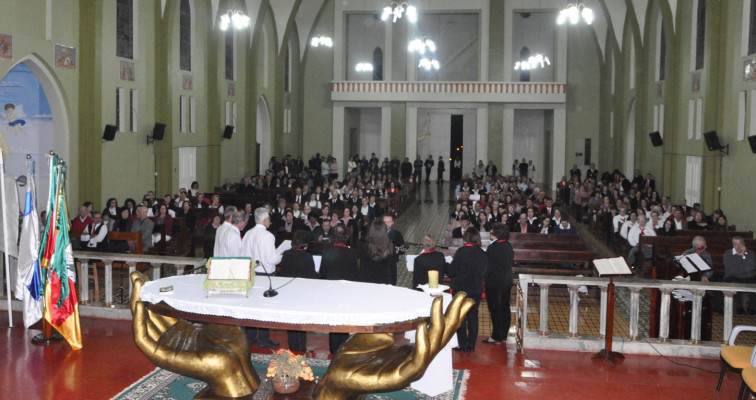 Encontro de Corais e jantar italiano foi um sucesso