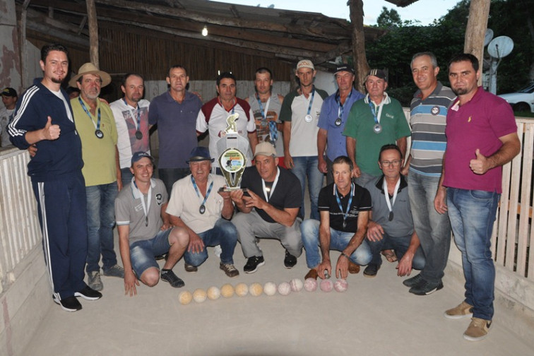 Rio Bonito é campeão do campeonato de bocha 2018