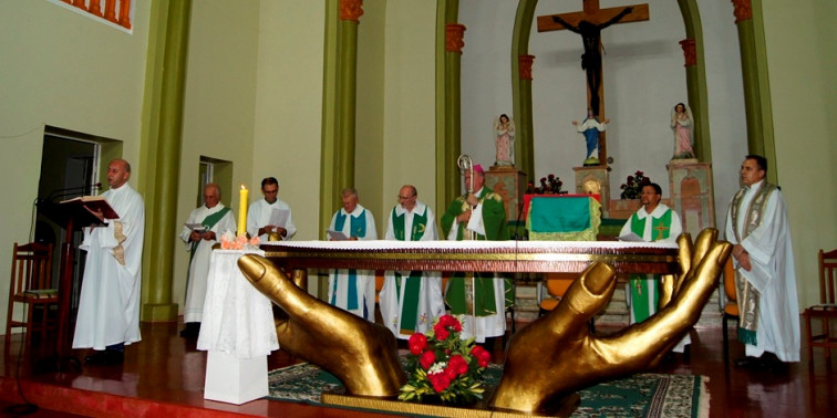 Posse do novo Padre da Paróquia de Barra do Rio Azul